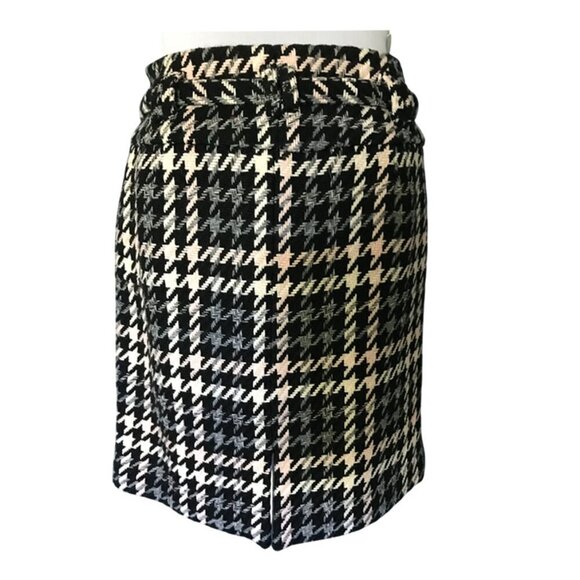 Nygard Collection Vintage Houndstooth Pink, Gray & Black Skirt Suit Size 2 & 4 - Picture 8 of 16